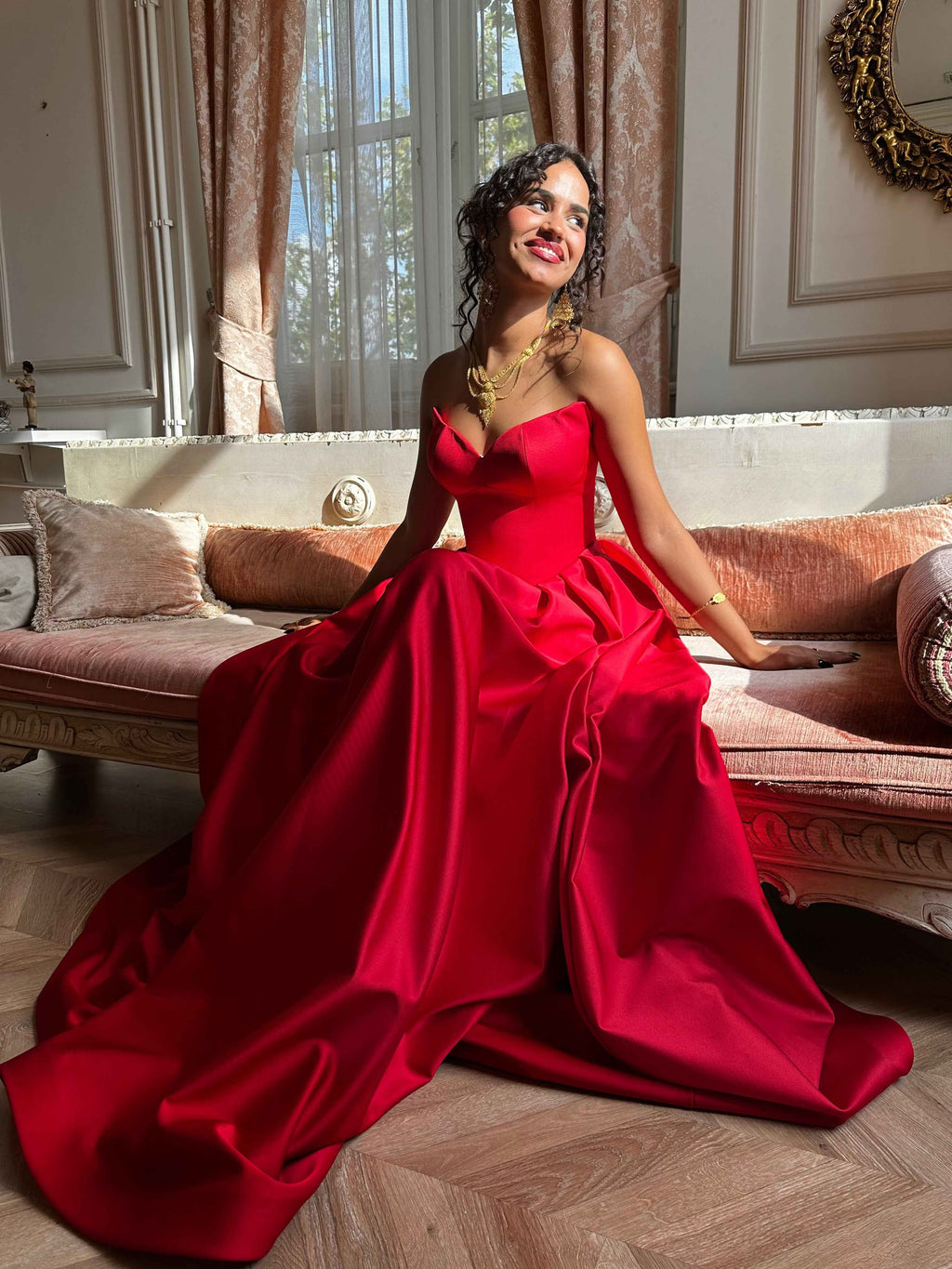 Baloon Red Dress