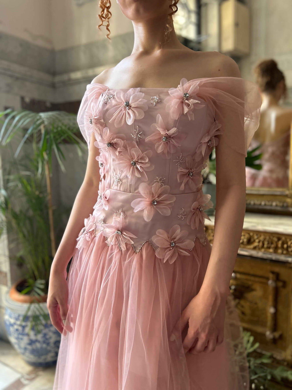 Pink Flower Dress