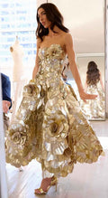 Custom Made Gold Diamond Dress