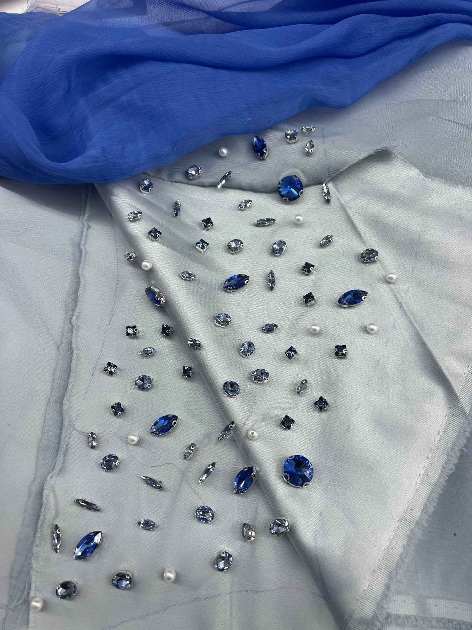 Custom Made Sapphire Night Dress
