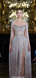 Custom Made Silver Dress